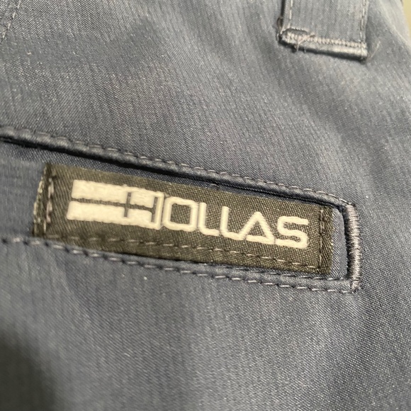 Hollas Navy Golf Shorts Size 34 - Picture 2 of 5